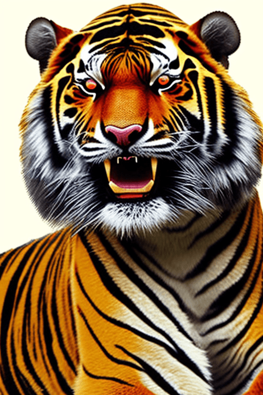 AI generated: drug-dealer humanoid tiger