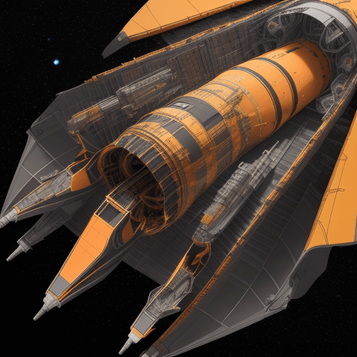 AI generated: "Generate a comprehensive technical illustration of a space explorer, featuring a cutaway design tha...