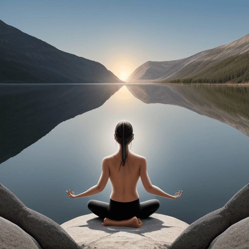 AI generated: create an image with design of great current designers with the concept of mental self-care, a perso...