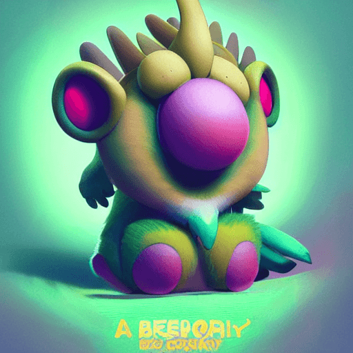 AI generated: a Grookey pokemon:: by beeple and James Gilleard and Justin Gerard :: ornate, dynamic, particulate, ...