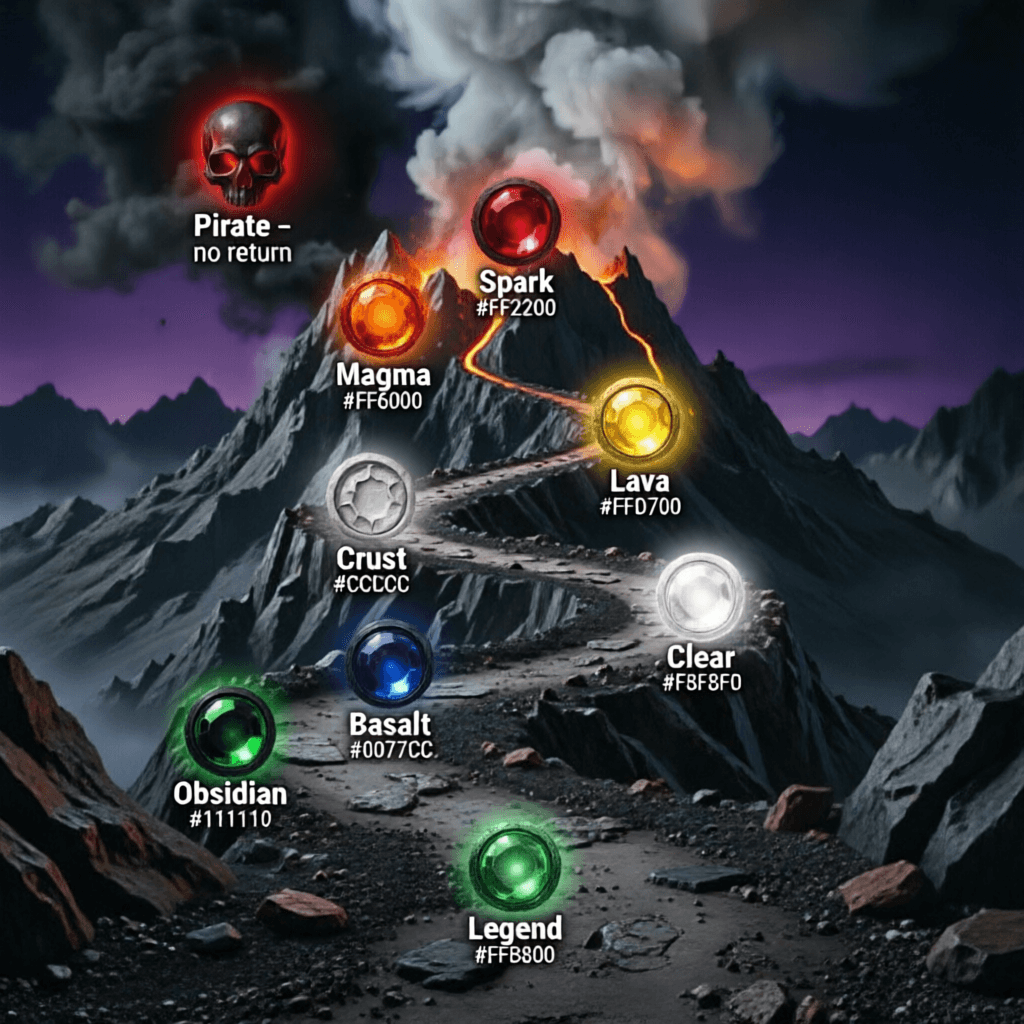 AI generated: 
-remove the lava lake at the bottom and fill with dark mountain with dark colour.
-Subtitute the la...