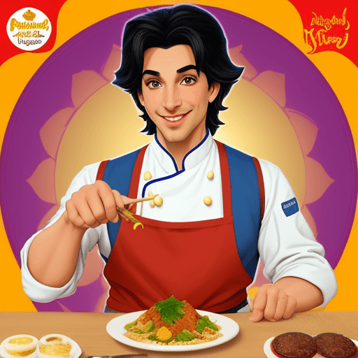 AI generated: Welcome to the world of culinary magic and Eastern hospitality! Choose the main character for your D...