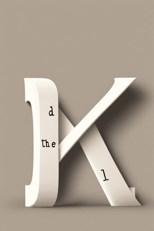 AI generated: the letter I