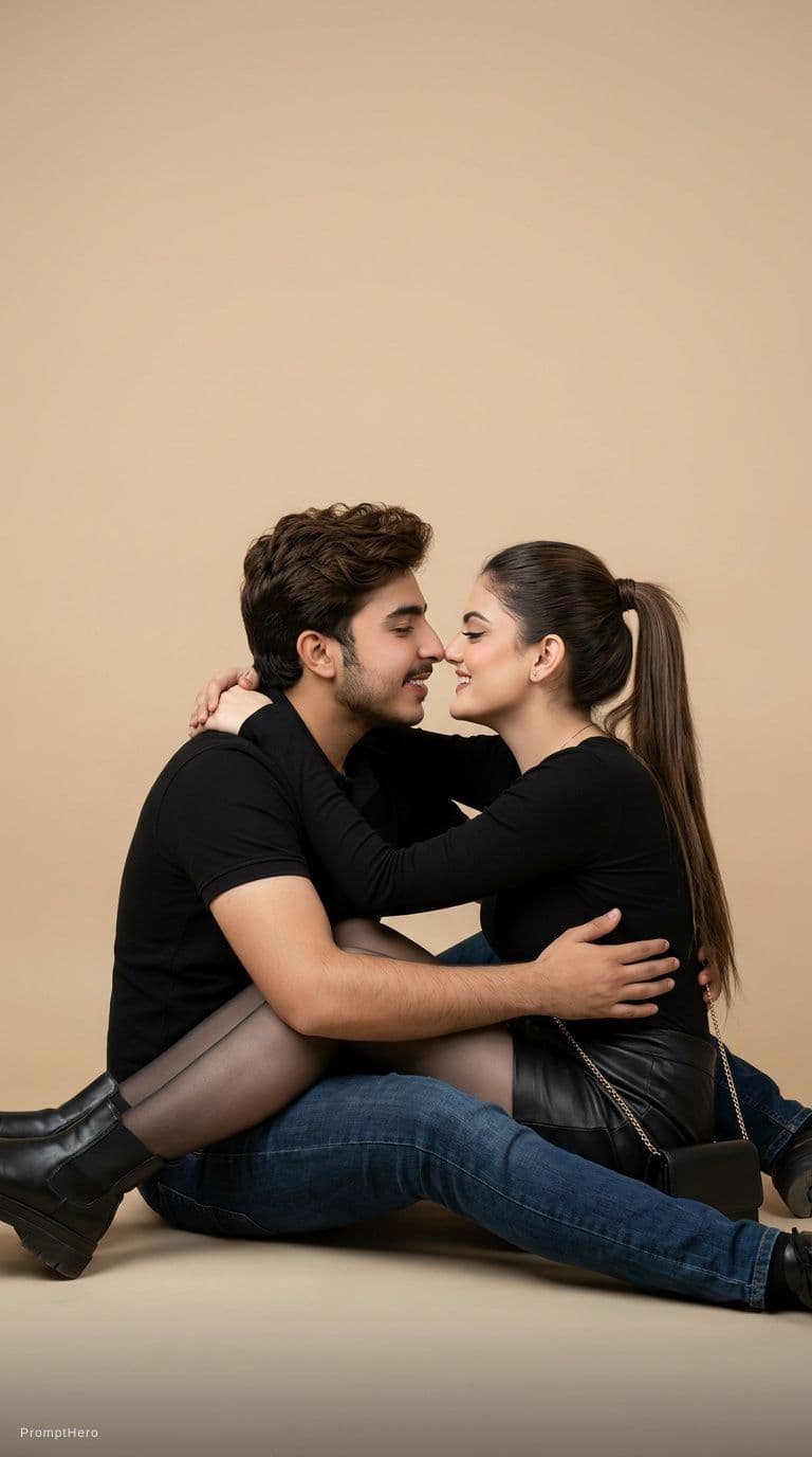 AI generated: **Prompt adaptado (mantendo cenário e pose do prompt base, mas com as pessoas da nova foto):**

Ultr...