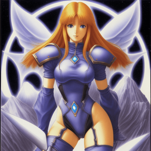 AI generated: nei-first from phantasy star 2.