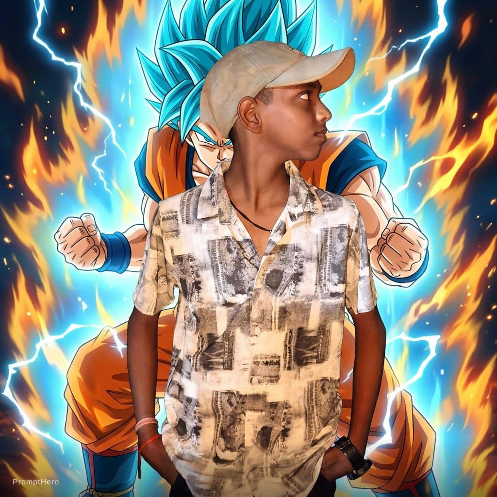 AI generated: @Son_goku wallpaper 