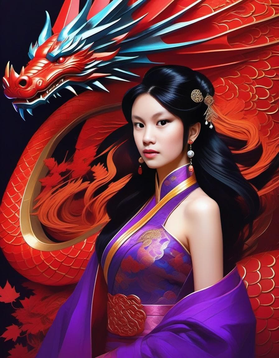 AI generated: A bold and daring game character, 40s style, with dramatic makeup, Lexeme-Motor Synesthesia art by P...