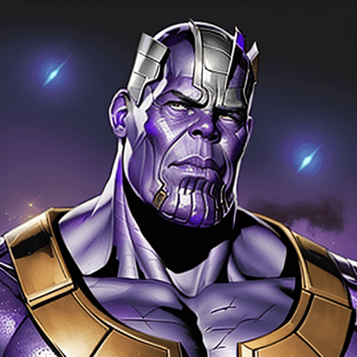 AI generated: Thanos as Barack Obama