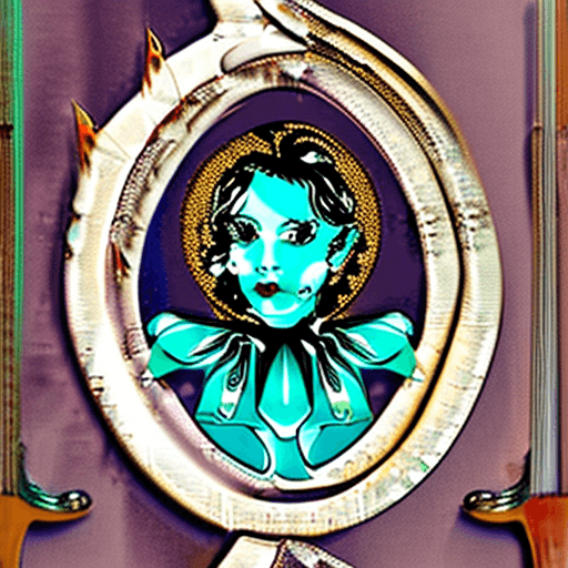 AI generated: Create an image of a tall female satyr warlock with hazel hair, short curled horns, heterochromia in...