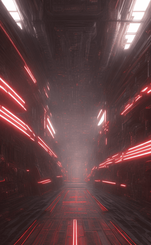 AI generated: old and captivating, behold the Centered Symmetric 3D Realistic Sci-Fi Cyborg concept art establishi...
