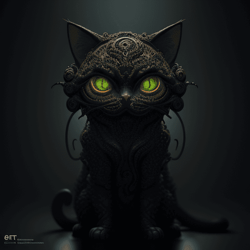 AI generated: cat, cthulhu, intricate artwork . octane render, trending on artstation,t symmetrical artwork. cinem...