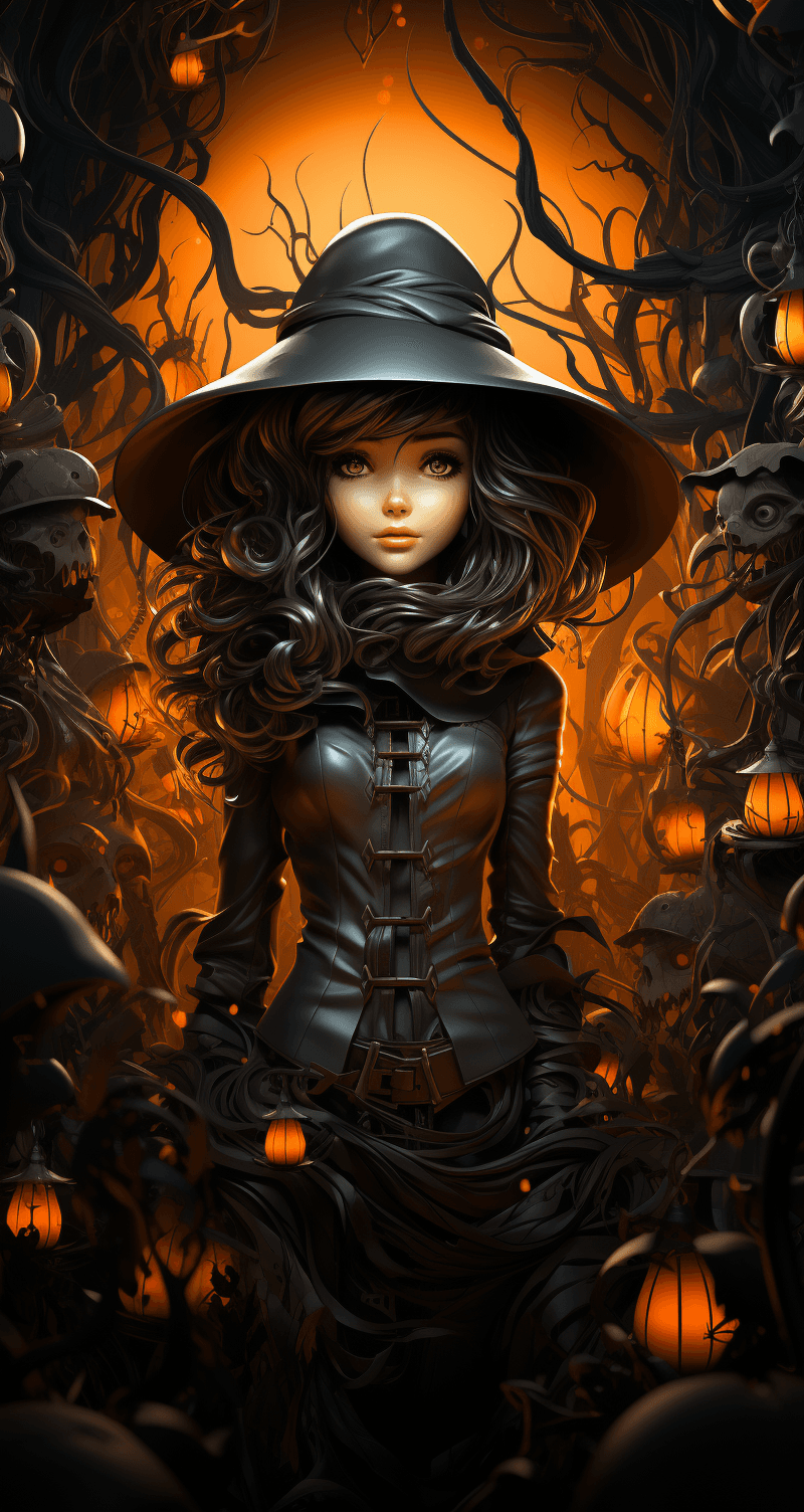 AI generated: Halloween --ar 68:128 --stylize 750 --v 5.2