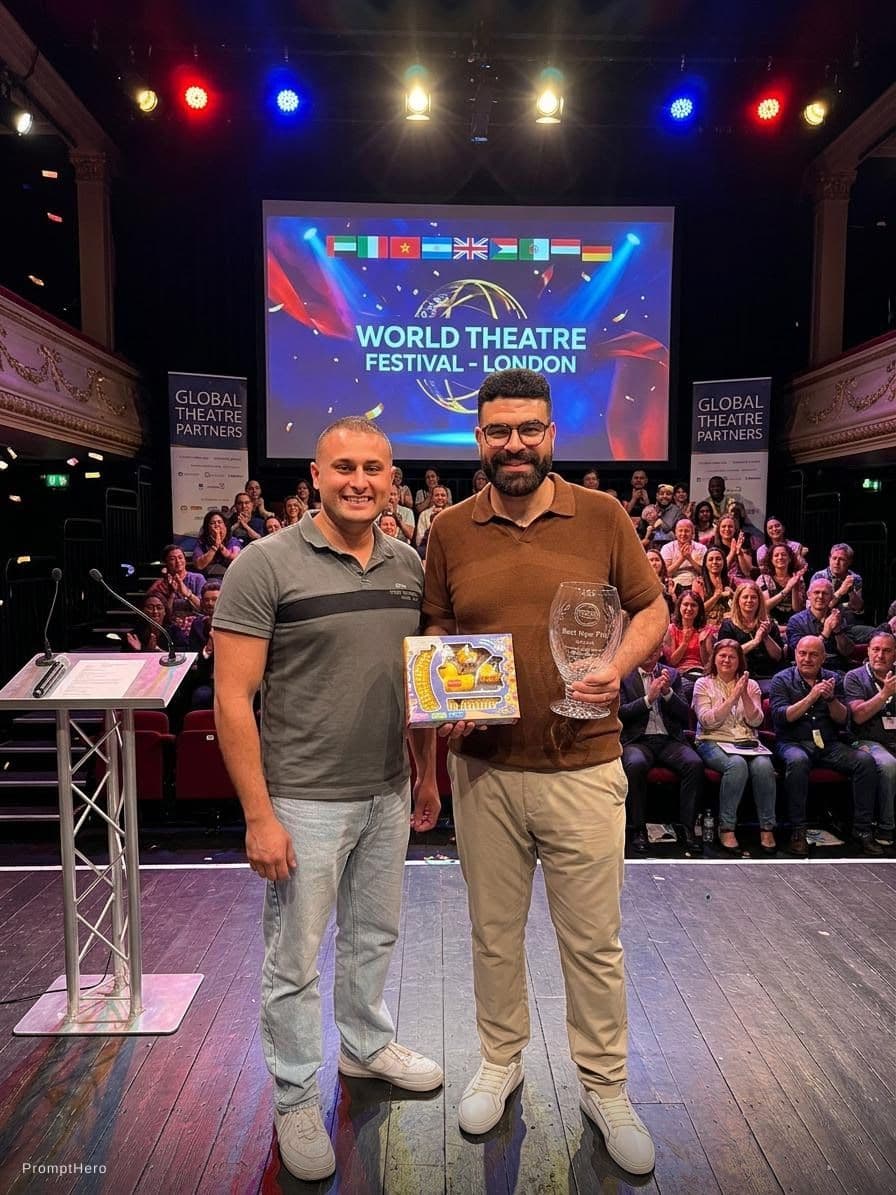 AI generated: On international theatre stage