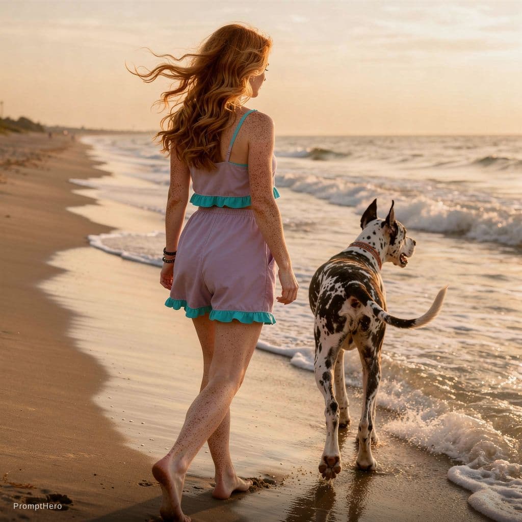 AI generated: cinematic, photorealistic ultra-high resolution video still of a 20-year-old woman with a light-tone...