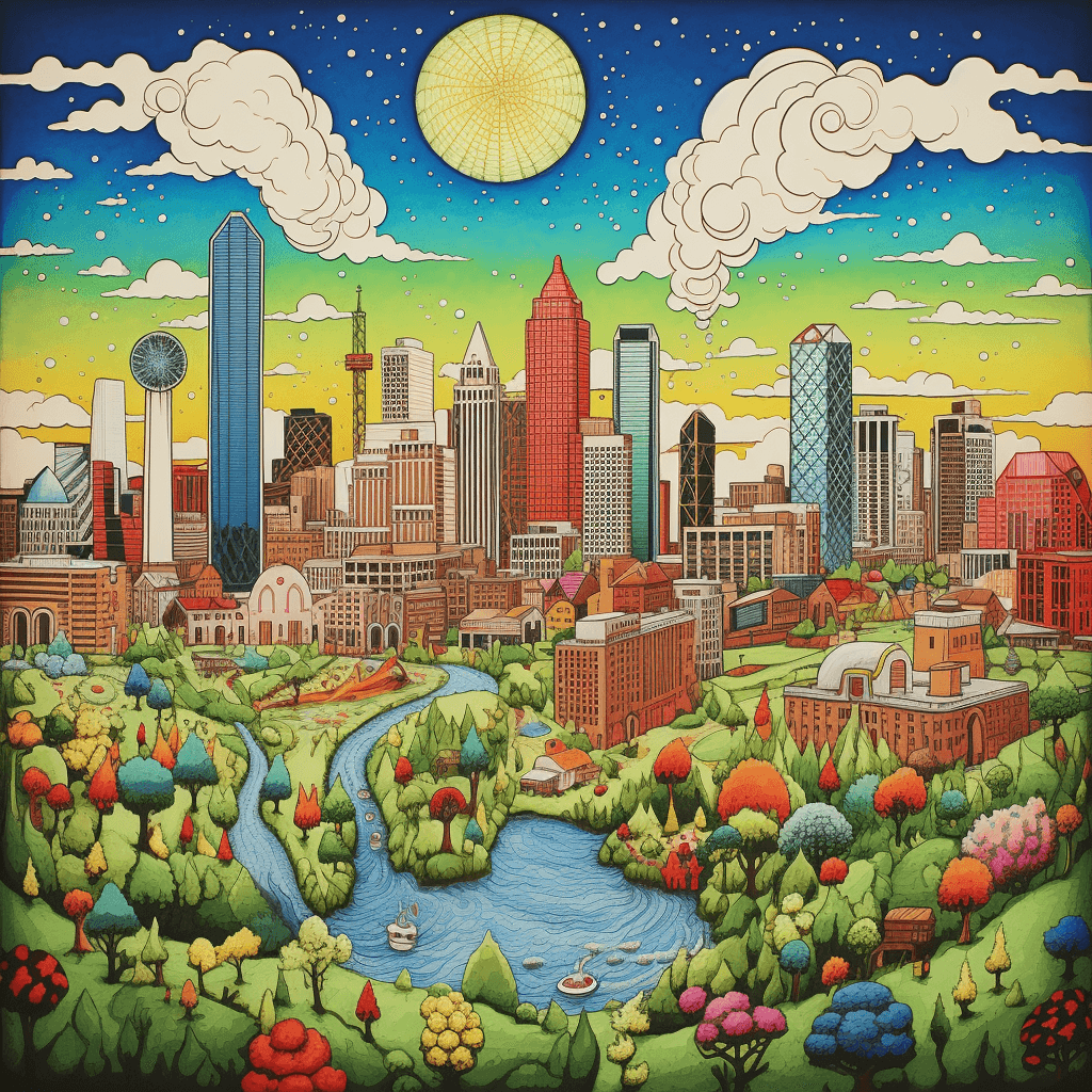 AI generated: Dallas 114 F
