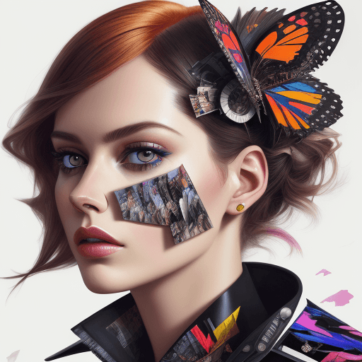 AI generated: contemporary collage, highly detailed, digital painting, 4 k, hdr, fashion, smooth, sharp focus, art...