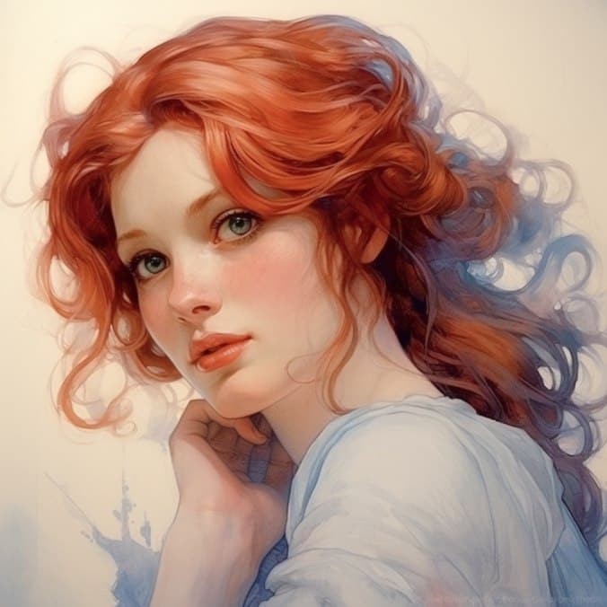 AI generated: (intricate details:1.2), (stunning girl:1.2), (Art Germ:1.2), (Edouard Bisson:1.2), (blue eyes:1.1),...