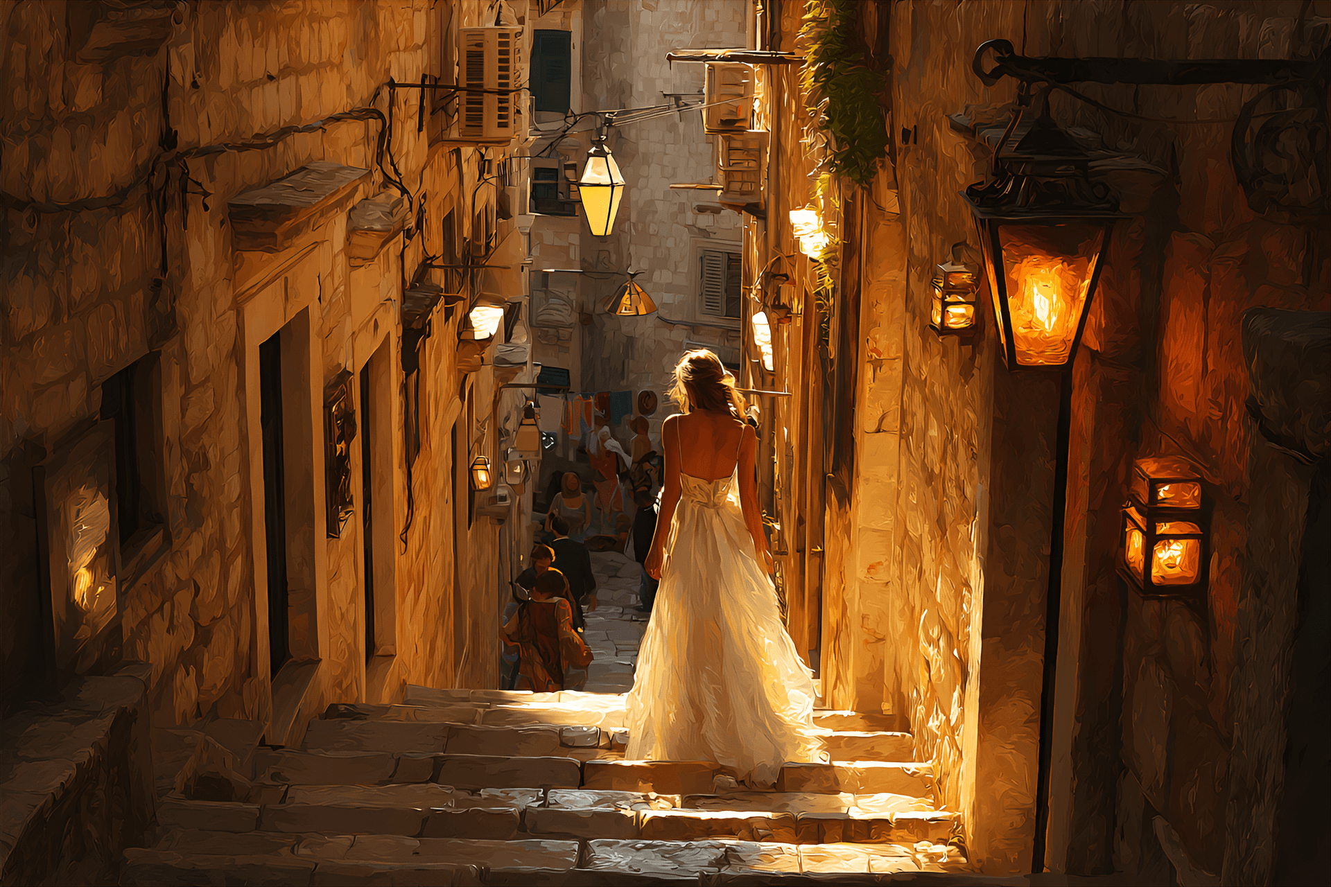 AI generated: beautifully crafted digital artwork that captures a moment of quiet elegance in what appears to be a...
