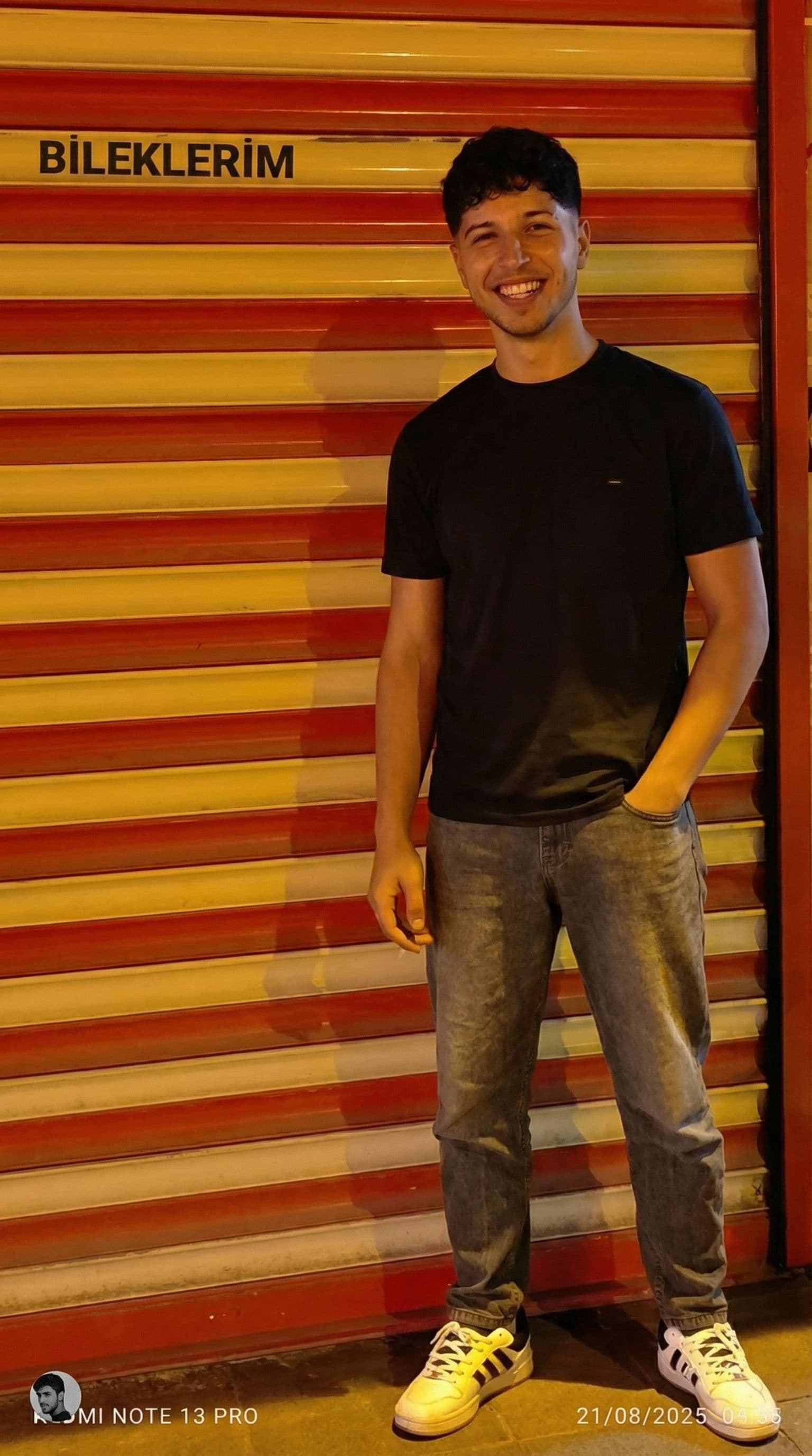 AI generated: a fit man smiling