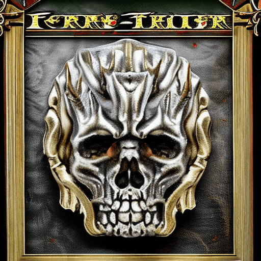 AI generated: Step into the shadows and craft the eerie emblem of Dread Domain, a digital den of haunting horrors,...