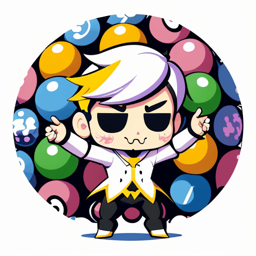 AI generated: ((style cartoon, cute Super Deformed Character, white border, high quality, colorful, Detailed illus...