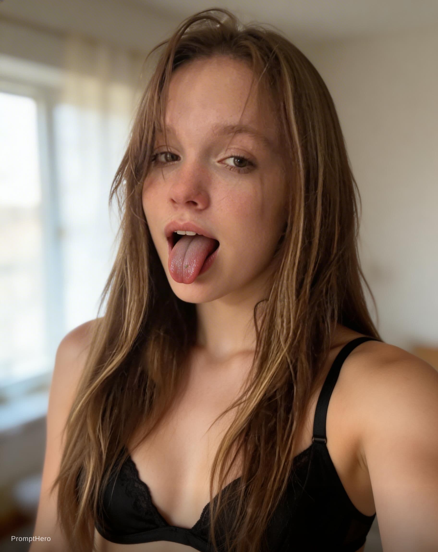 AI generated: Ultra-realistic close-up selfie of the reference female from the uploaded reference image. The face ...