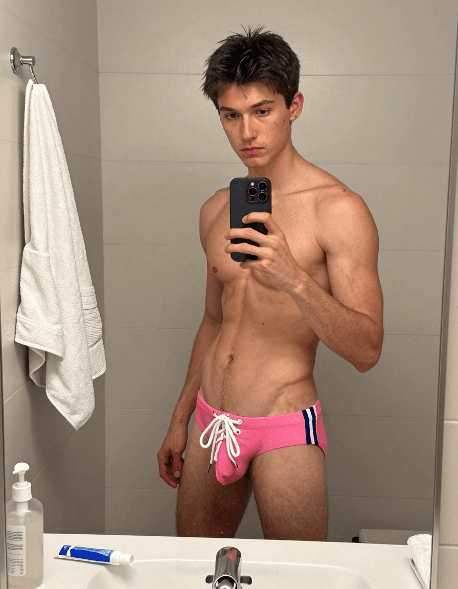 Sporty Lace-Up Swim Briefs [Z-Image + Flux2.Klein + Illustrious + SDXL]