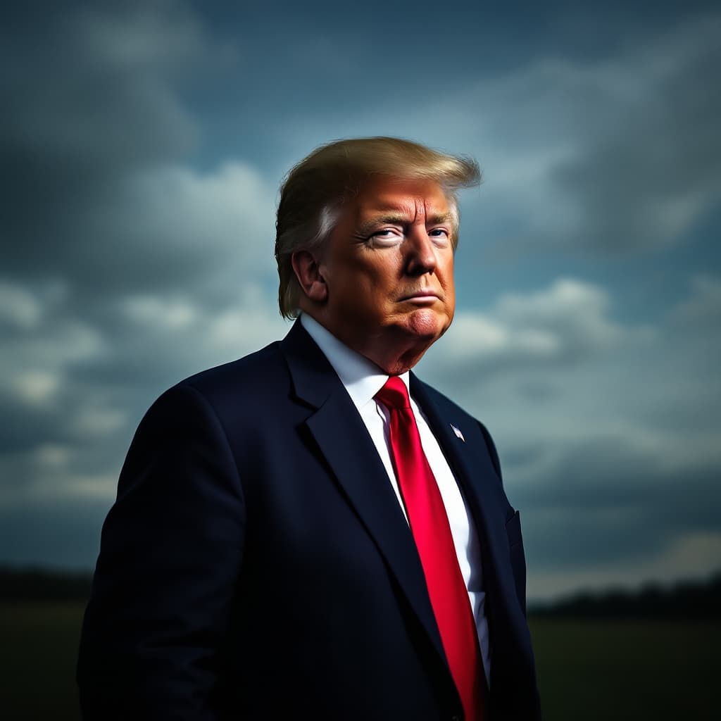 AI generated: donald trump photography