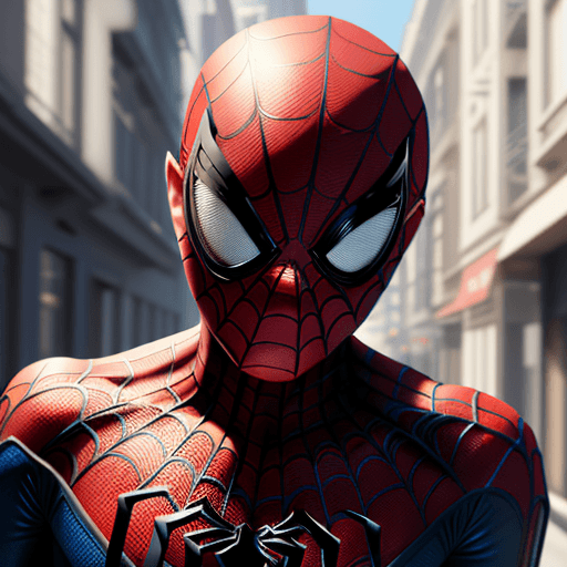AI generated: spiderman.8k.3d.smile