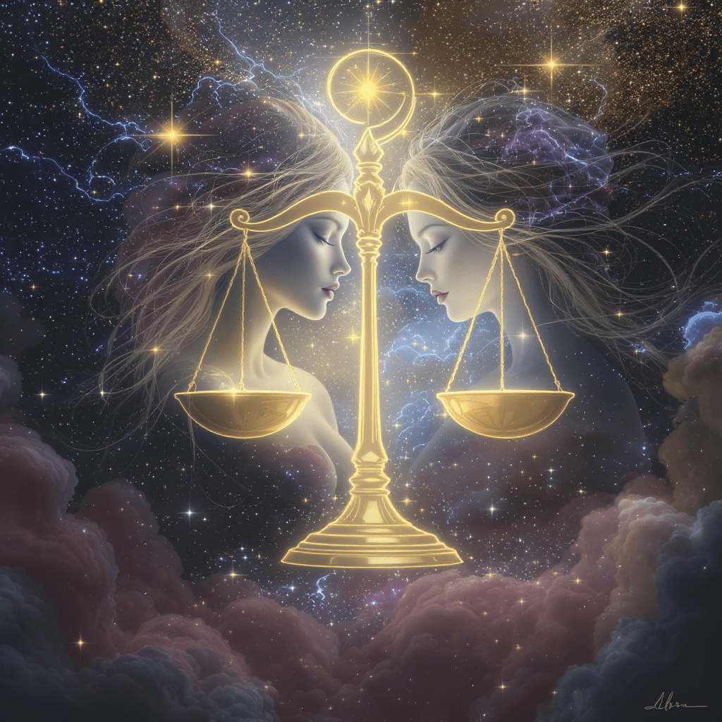 AI generated: An ethereal vision of two captivating hyper realistic female figures, bathed in the celestial glow o...