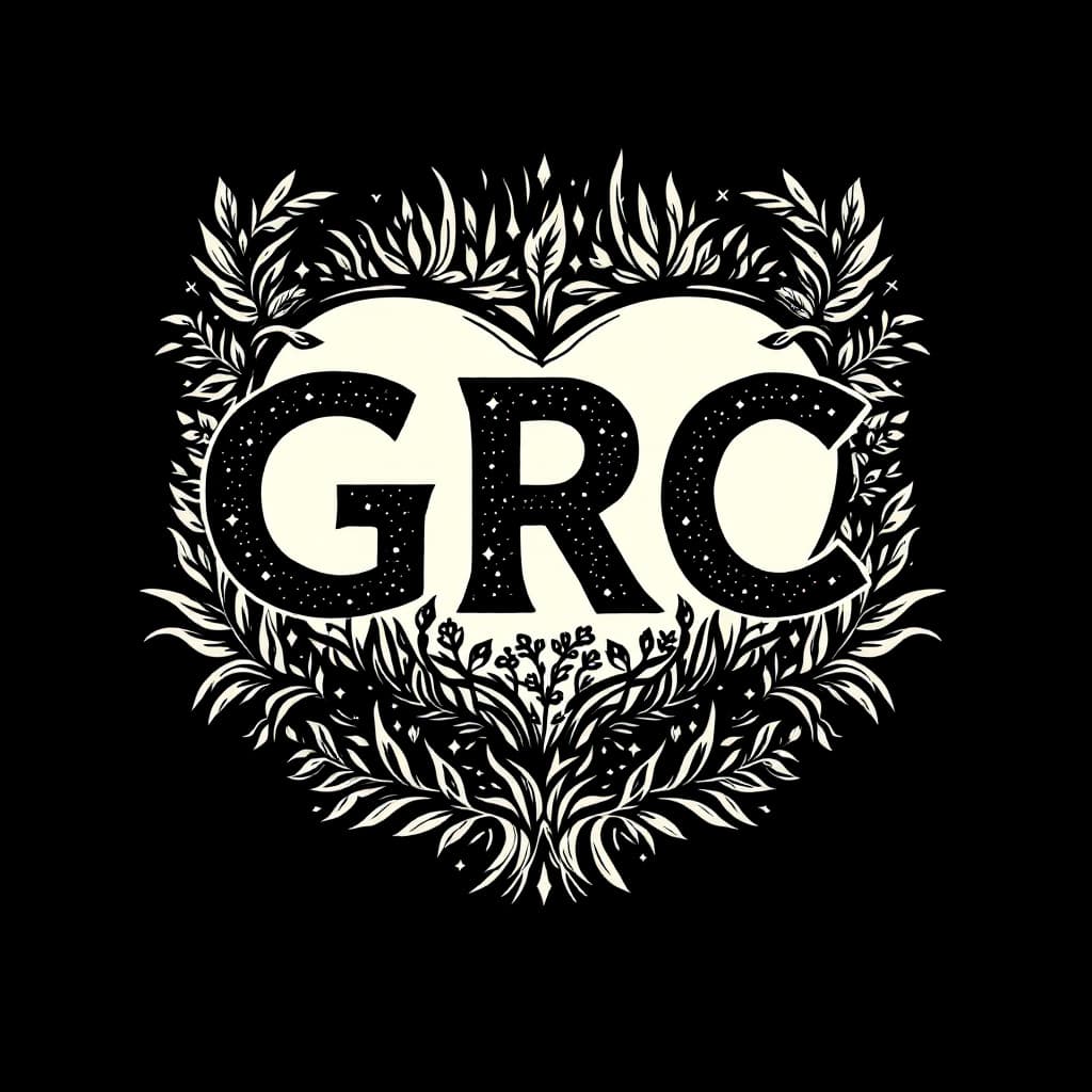 AI generated: the letters GRC, 