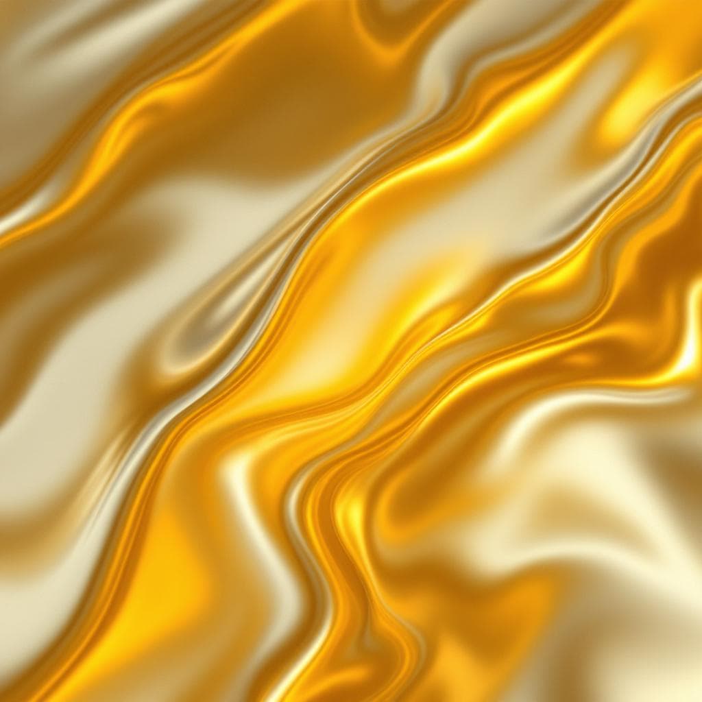 AI generated: SMOOVE GOLD LIQUID, OBERFLÄCHE, LIGHT REFLECTION,
DRAUFSICHT, PATTERN