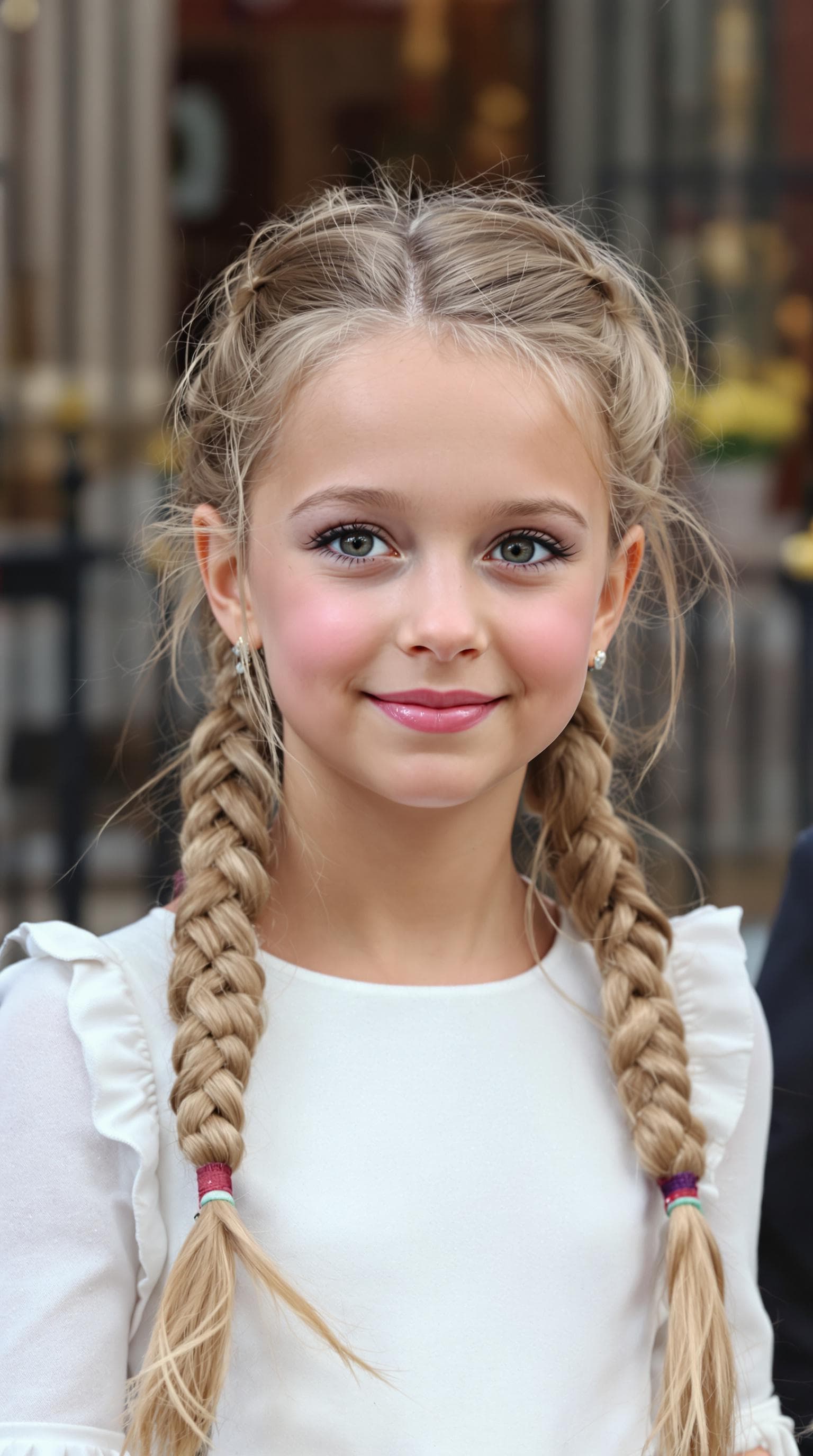 AI generated: professional photo of Princess Charlotte (age 10)(highly detailed), (masterpiece), (realistic), (per...