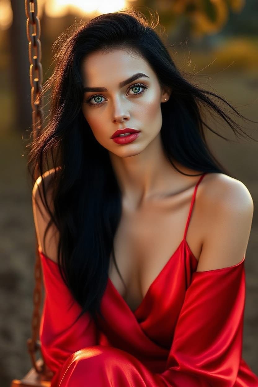 AI generated: "Image is high resolution full-hight vertical fine art portrait, Sony A1 and 120mm lens, capturing a...