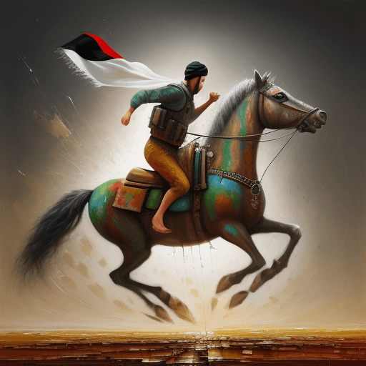 AI generated:  create inspiration . moving , powerful image that will inspire the people of Palestine realistic im...