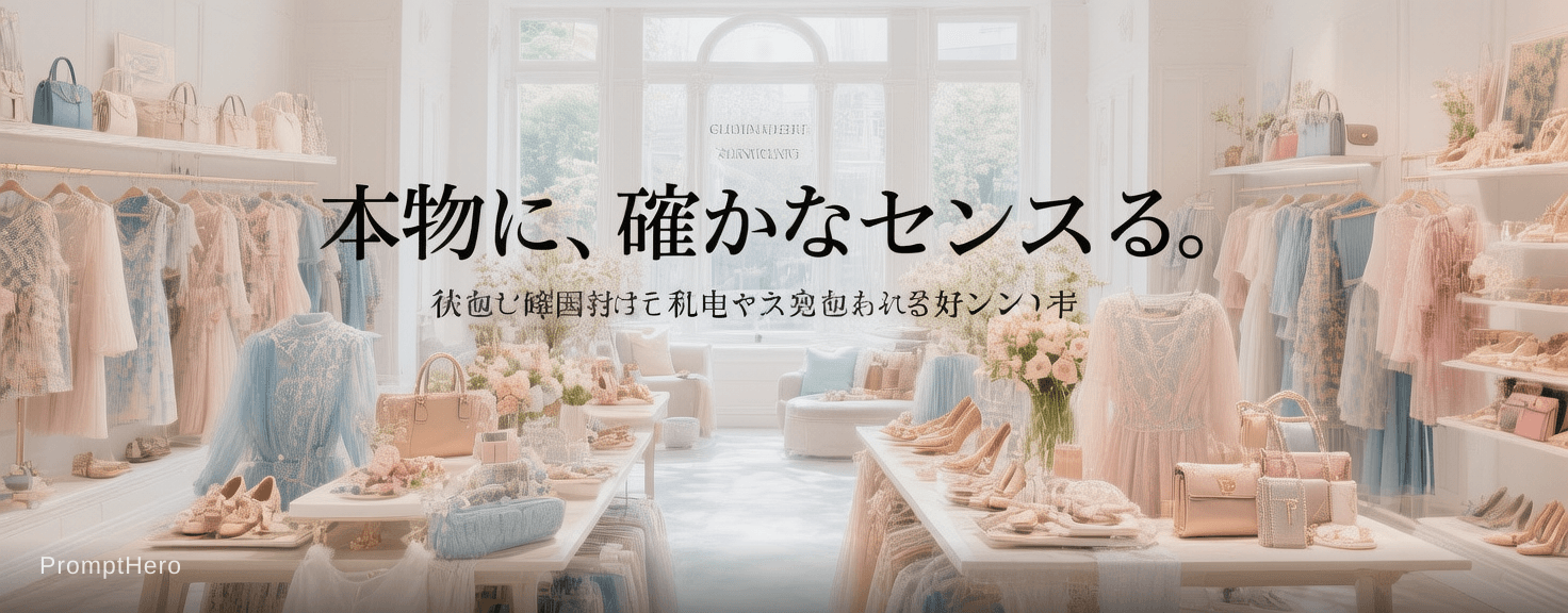 AI generated: Bright Luxury Banner Prompt (Spring / Summer Mood – Japanese Only)

Create a wide luxury banner (asp...