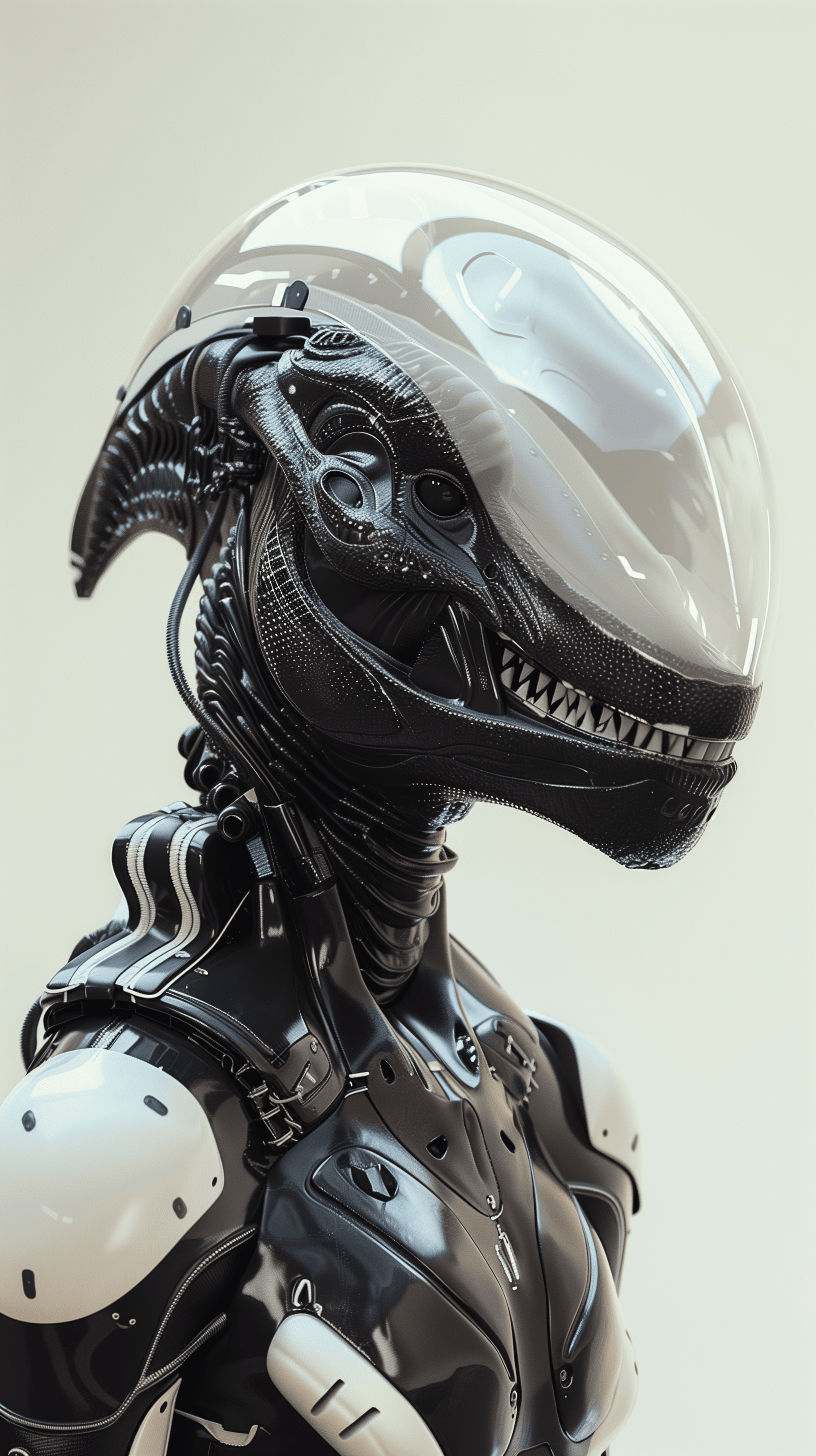 AI generated: Alien dinosaur --ar 9:16 --style raw