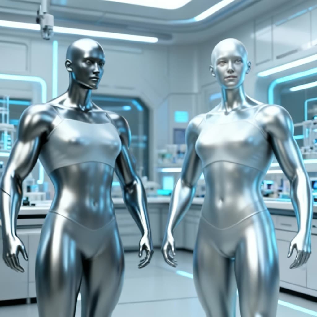 AI generated: Eliminate all openings within this robot. Close all gaps over the body and face to make this charact...