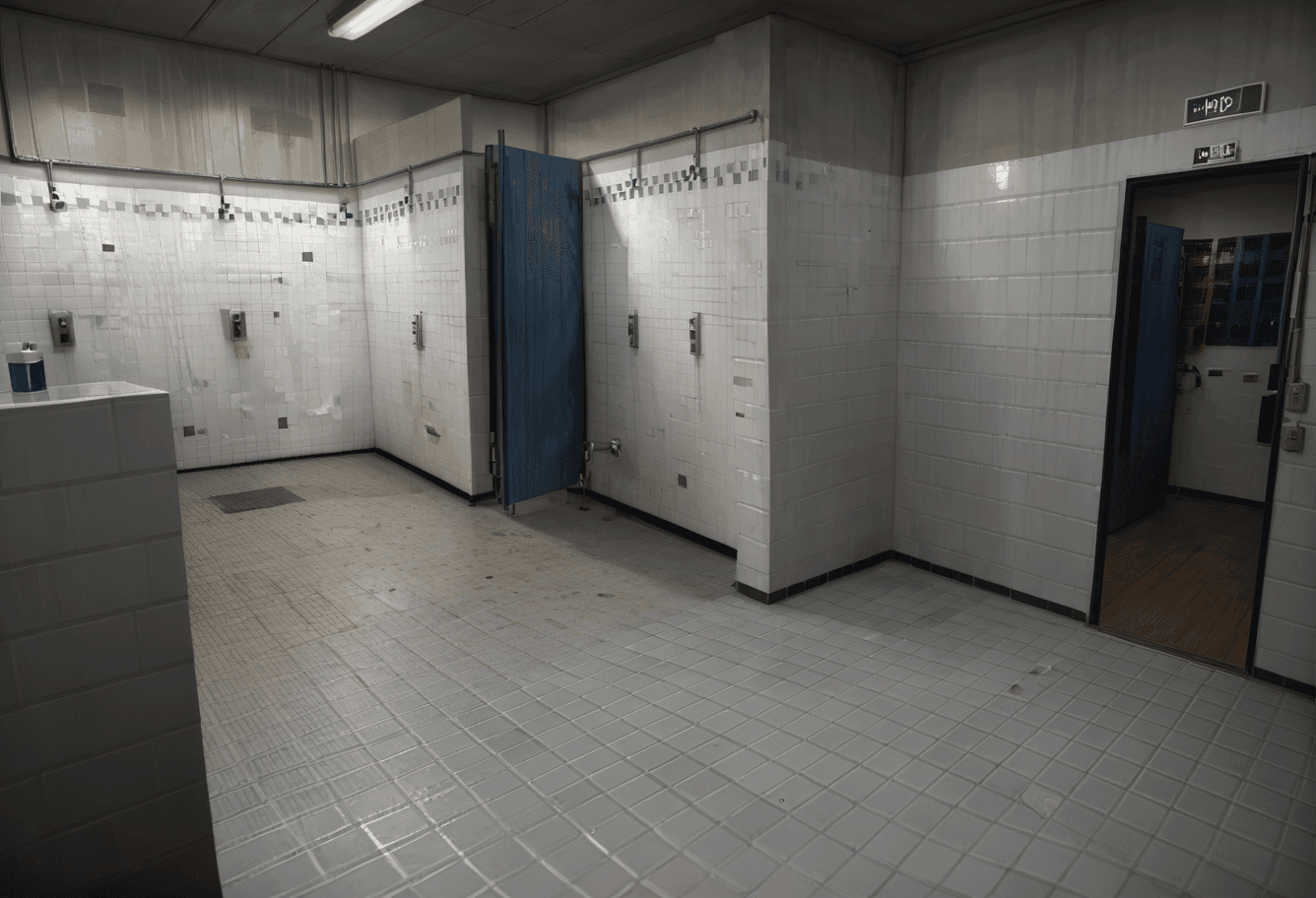 0989 Gym shower room