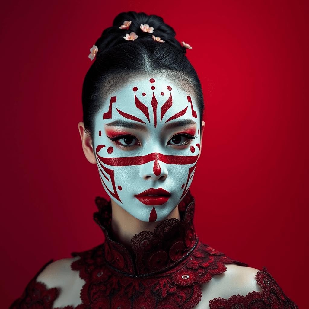 AI generated: This is a high-resolution photograph of a person with an Asian ethnic background, captured against a...
