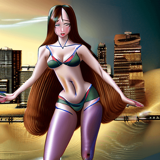 AI generated: eimi fukada with small waist legs wide open showing pussy, no clothes, big boobs, big ass, big legs,...