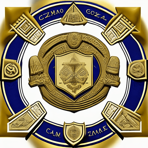 AI generated: Create a wax seal for the De la Cruz Martin Amillano Gomez family. DE LA CRUZ MARTIN will appear abo...