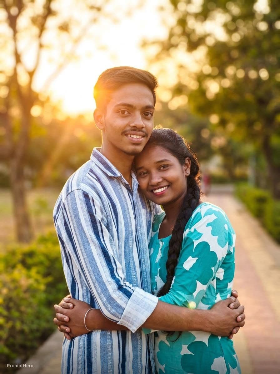 AI generated: a couple in love
