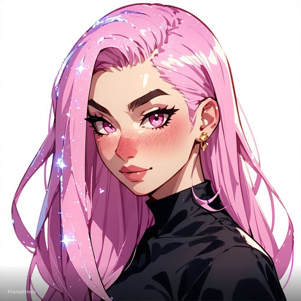 AI generated: An image of a really beautiful adult woman in real life who has anime proportions like big eyes,smal...