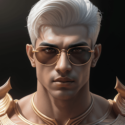 AI generated: God close-up portrait ribcagel. A Man name Roshan, white skin, 6'2 height, body builder with 8 abs, ...