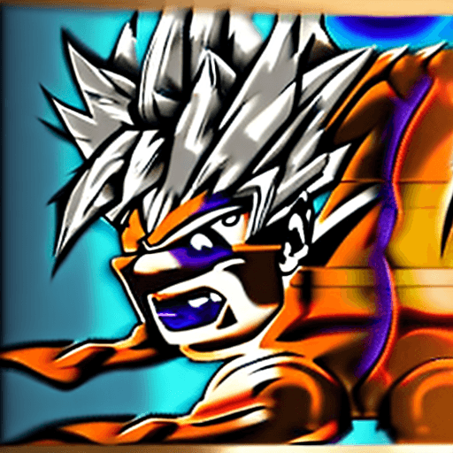 AI generated: dragon ball super wallpaper, in the style of dark yellow and dark beige, photo-realistic drawings, r...