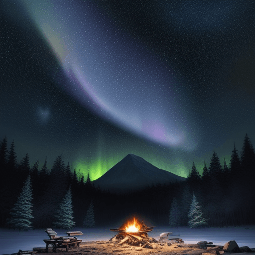 AI generated: Hyper realistic  ground level watercolor of night sky phenomena, comet, supernova, constellation, te...