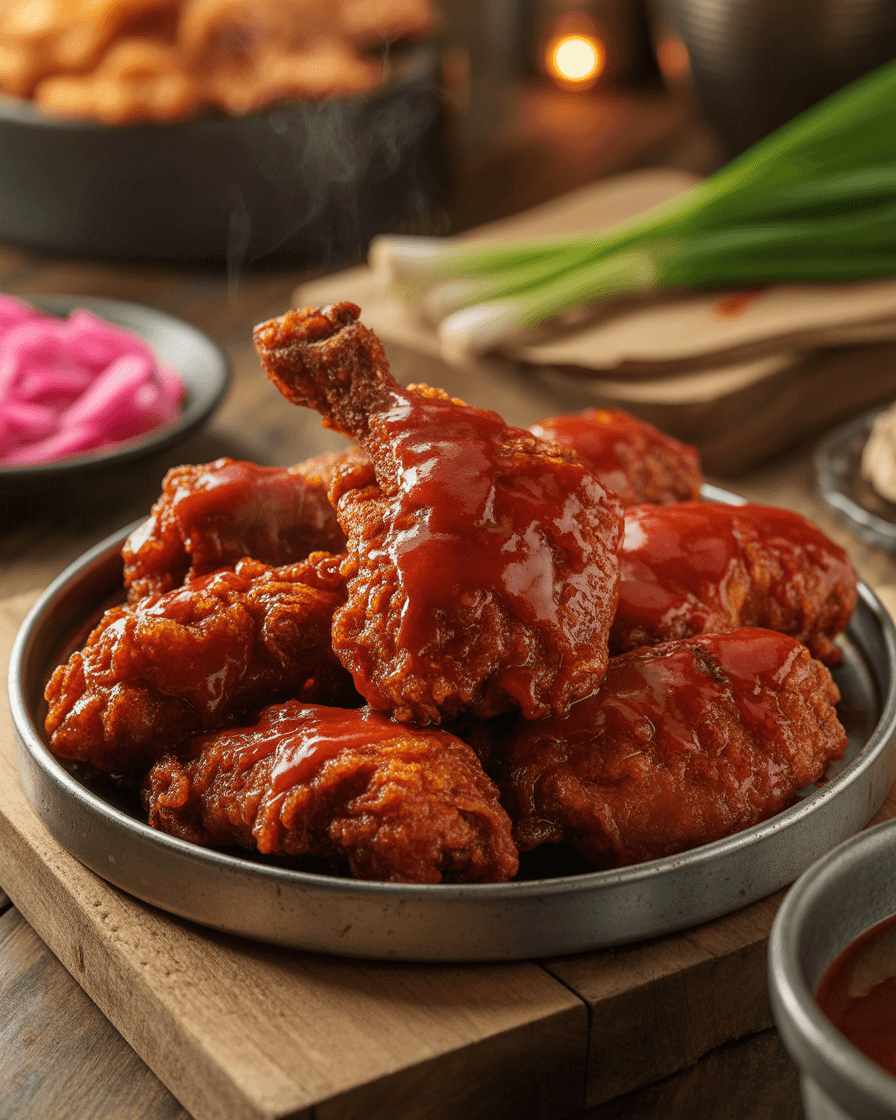 AI generated: korean fried chicken