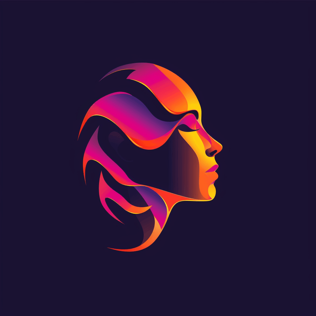 AI generated: vector illustration logo design of a person figure