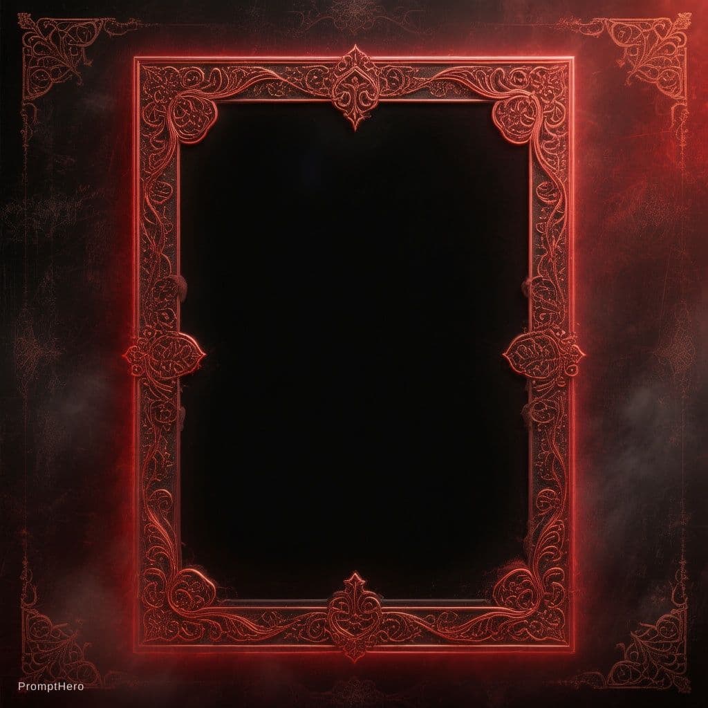 AI generated: Ultra-minimal dark Muharram themed vertical frame background in 9:16 aspect ratio, elegant thin glow...